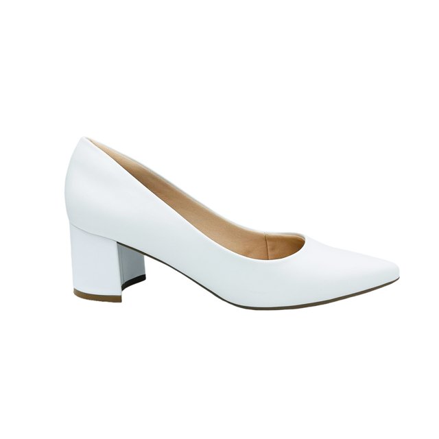 Sapato Noiva Clássico Scarpin Branco - 204000/100 