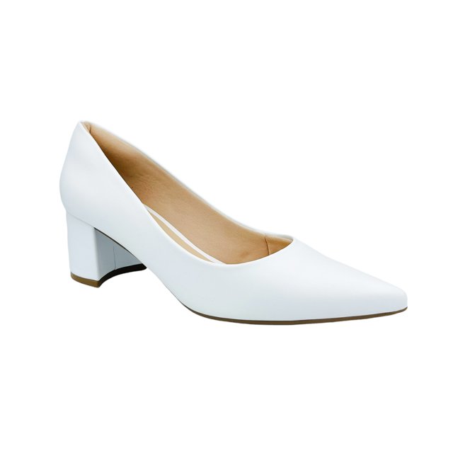 Sapato Noiva Clássico Scarpin Branco - 204000/100 