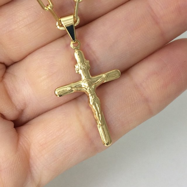 pingente crucifixo 2083 - 2,5cm x 1,7cm