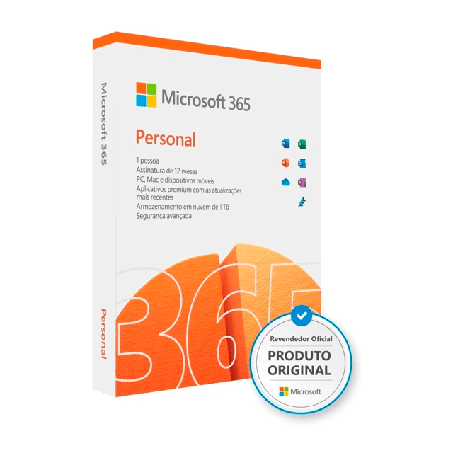 Microsoft Office 365 Personal 1 Usuário 1tb (box) Qq2-01386