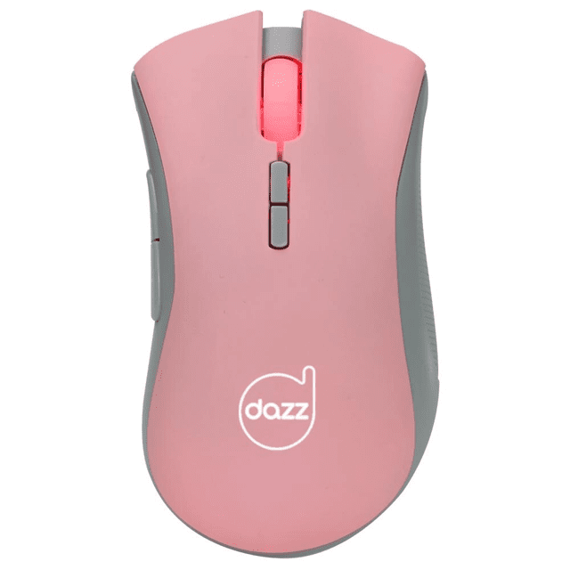 Kit Gamer Teclado Mouse Headset Rosa Dazz Série M 4 Em 1 Usb