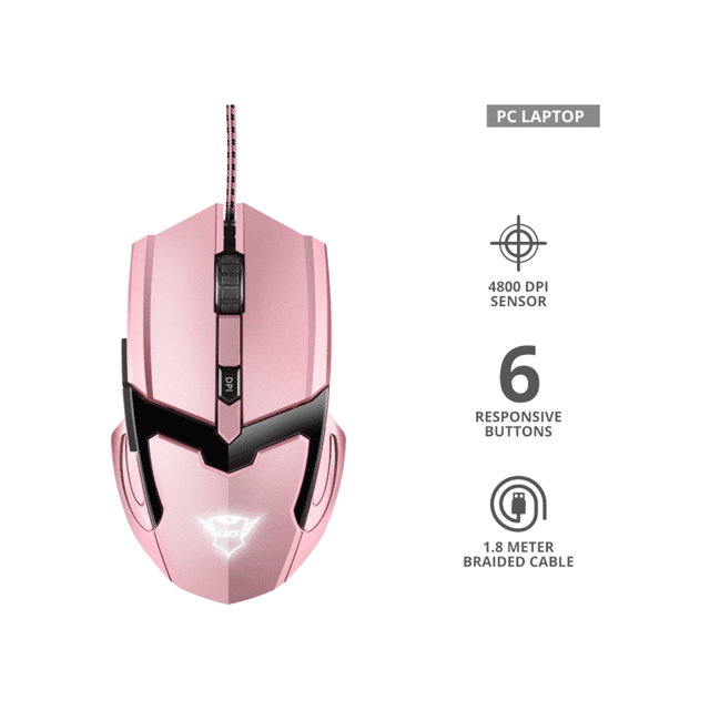 Mouse Gamer GXT 101P Rosa - T23093