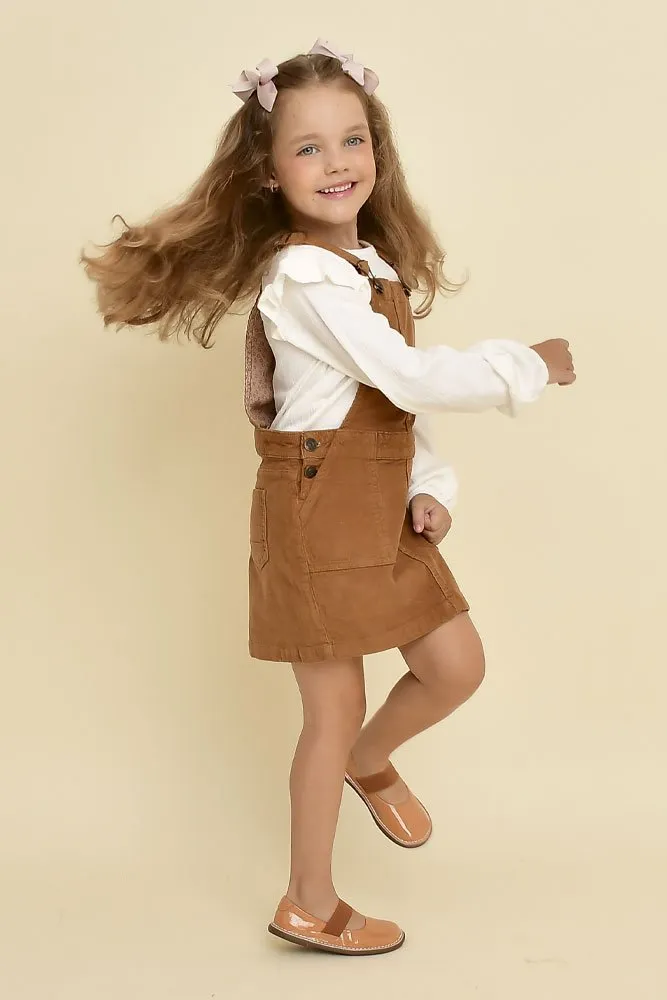 Sapato Infantil em Couro Ballet Customizado Petit Cheval Sapatos