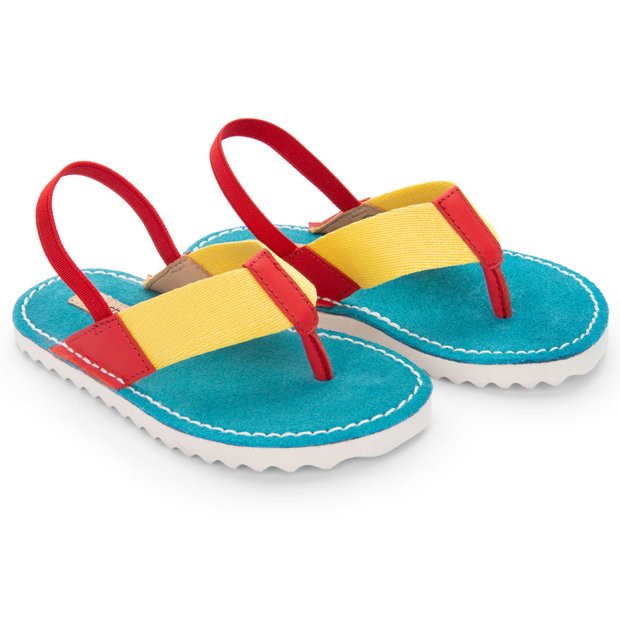 Chinelo Infantil de Couro Antiderrapante Petit Cheval Picolé | Petit Cheval  Sapatos Infantis em Couro