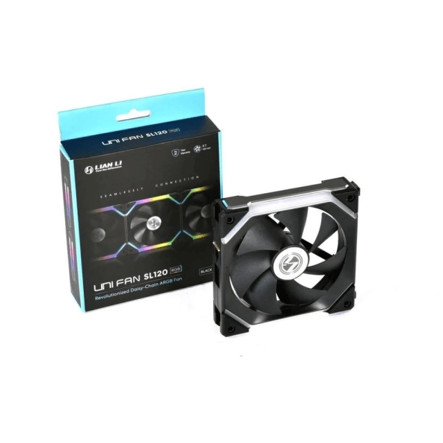 FAN GAMER LIAN LI UNI FAN SL120 PRETO 120MM PWM ARGB - UF-SL120-1B ...