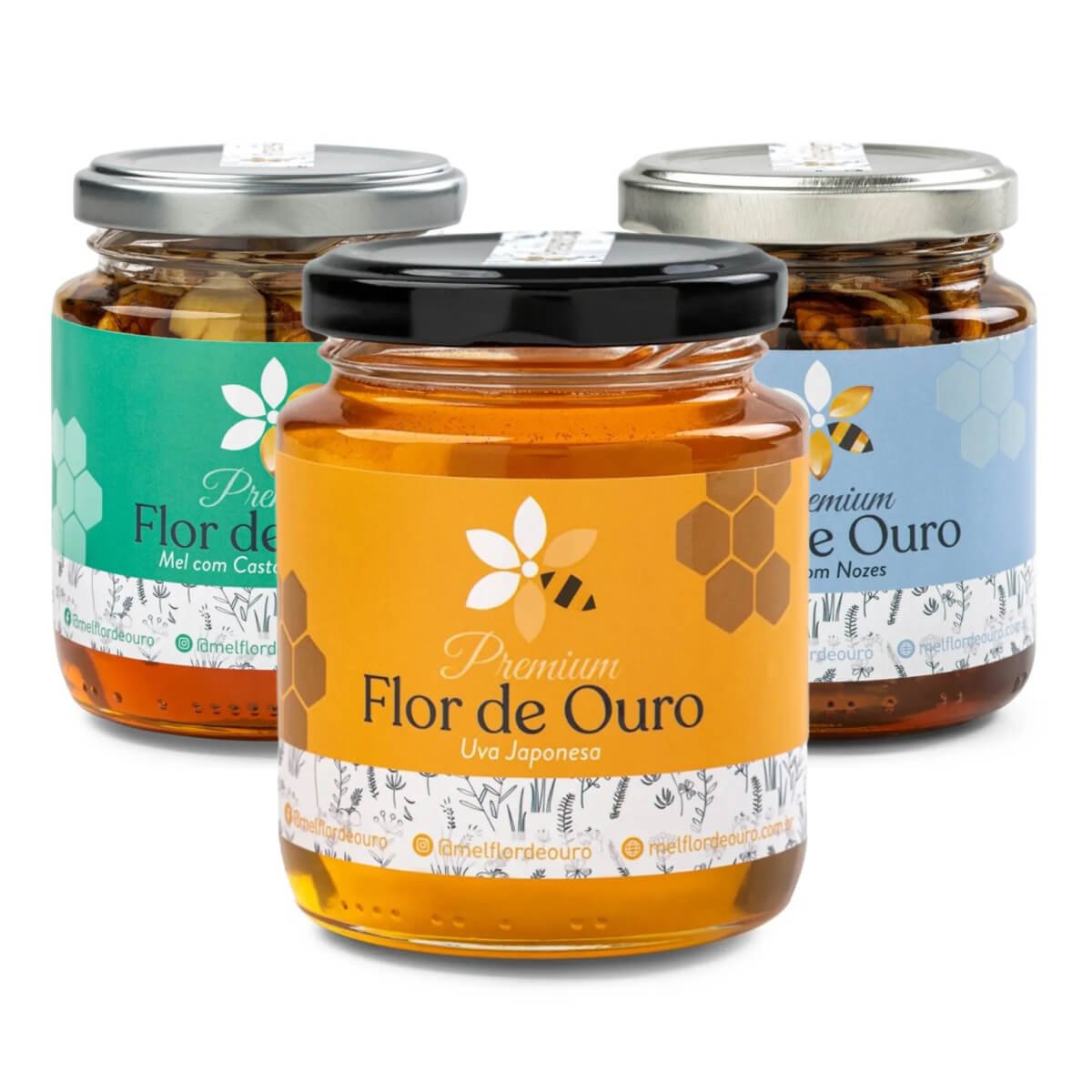 Mel.ページ Mel Puro Brasil Brasileiro | Flor de Ouro - Mel CRU de Abelha
