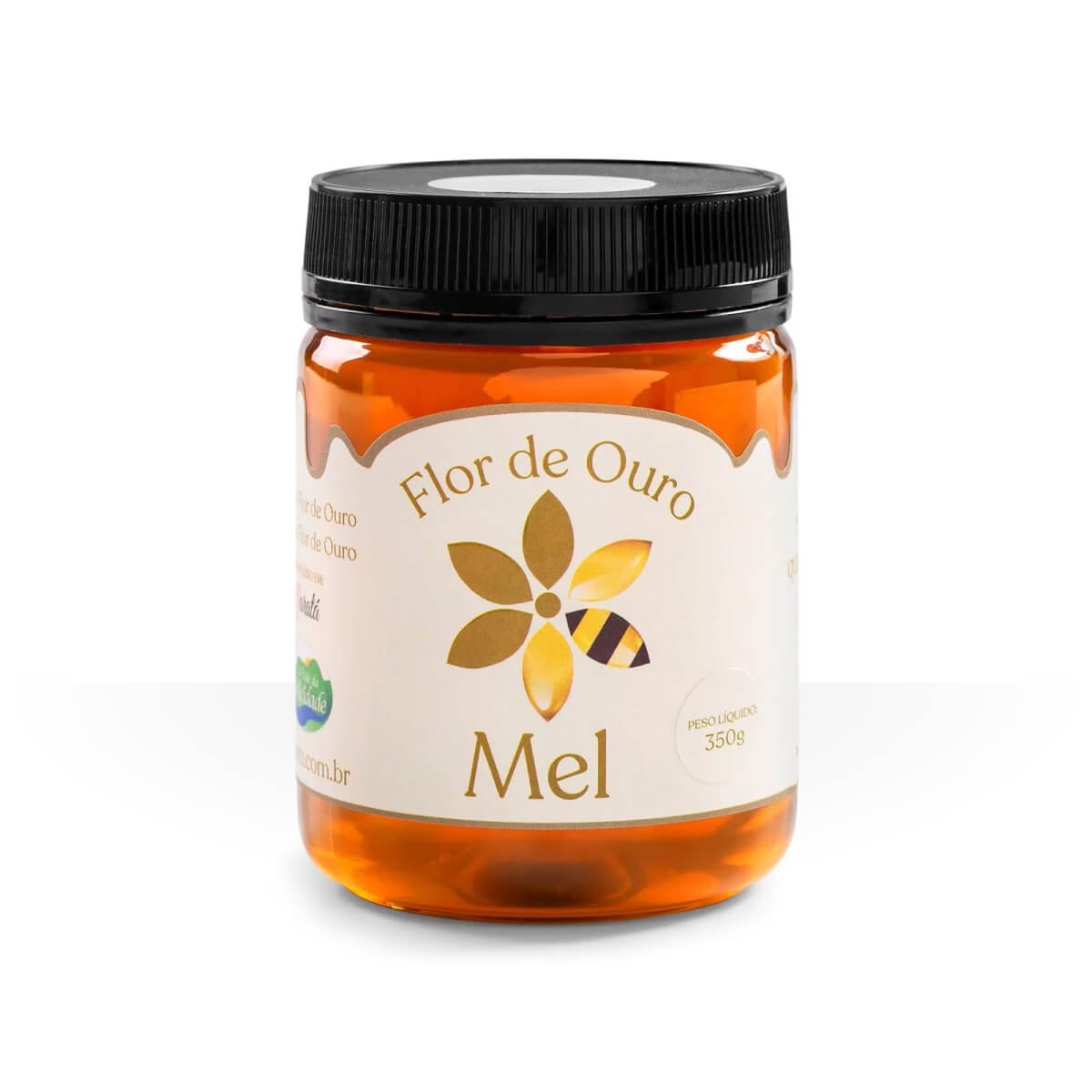 mel 湊✩.*˚様 Mel Florada Pimenta Rosa | Flor de Ouro - Mel CRU de Abelha