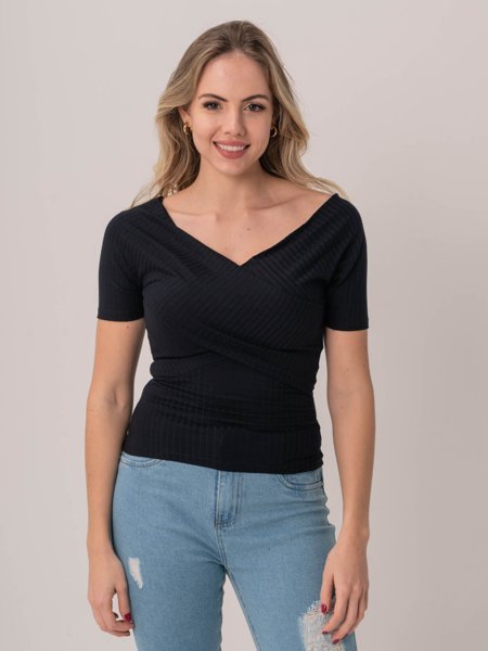 Blusa Feminina Transpassada Daiane