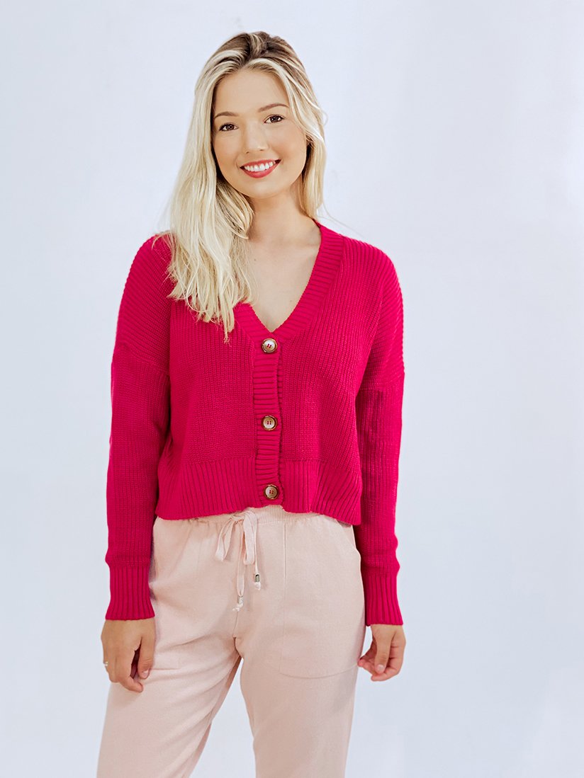 cardigan pink