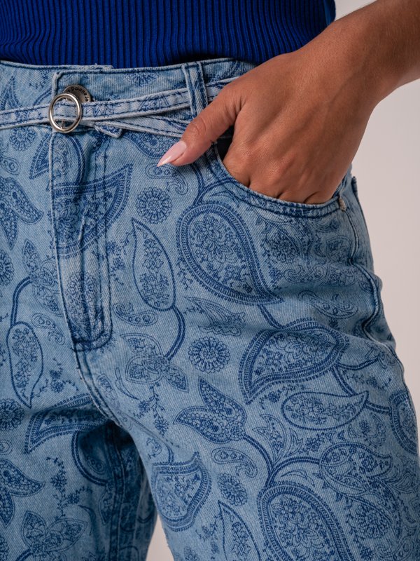 Cal a Jeans Feminina Estampada Daiane