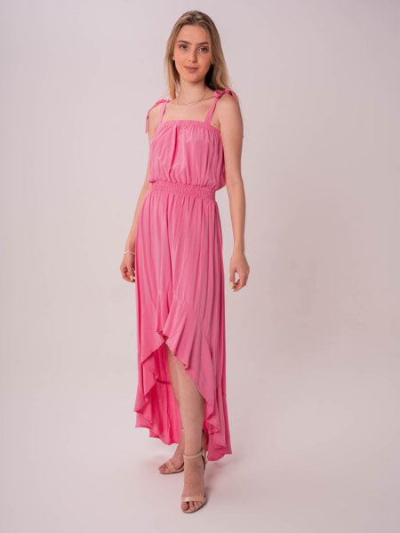 vestido-longo-midi-mullet-amarracao-alcas-detalhe-babados-barra-pink-rosa-tendencia-barbiecore-verao-2