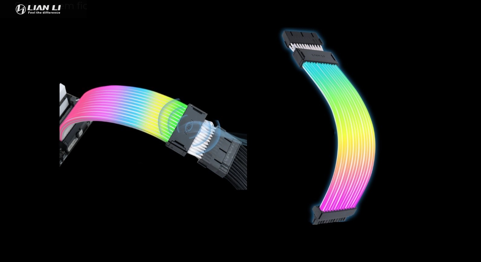 Cabo Extensor GPU Lian Li Strimer Wireless, ARGB, 2X8 Pinos, PW8
