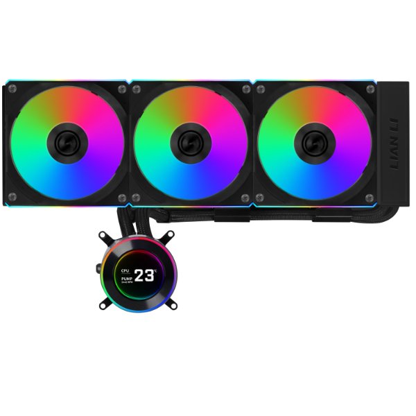 PC用ファン・クーラー LIAN LI HydroShift II LCD-C 360CL Water Cooler Lian Li Hydroshift II LCD-C 360CL 360mm ARGB Preto