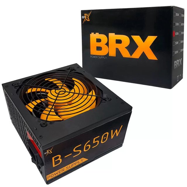 Fonte BRX ATX 650W Bivolt Automatica B-S650W
