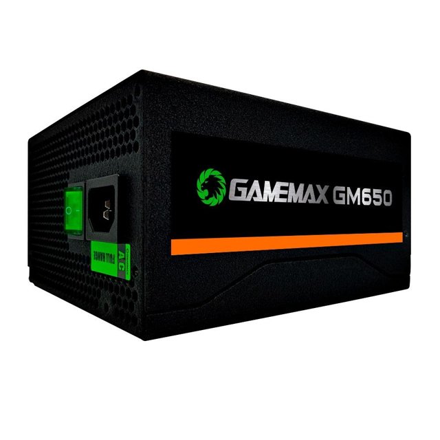 Fonte de Alimentação Gamemax GM500 500W Box 80 Plus Bronze C/PFC Preta