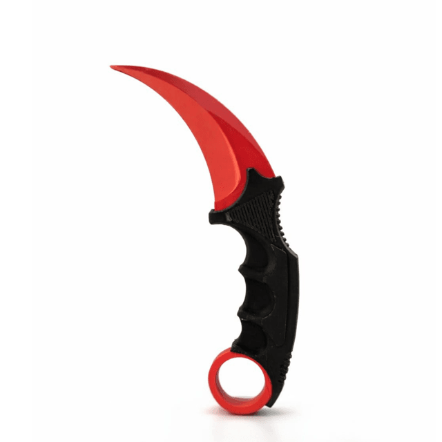 Faca Karambit CS GO Ruby Decorativa | Item Gamer Setup | Alligator Shop
