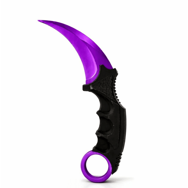 Faca Karambit CS GO Ruby Decorativa | Item Gamer Setup | Alligator Shop