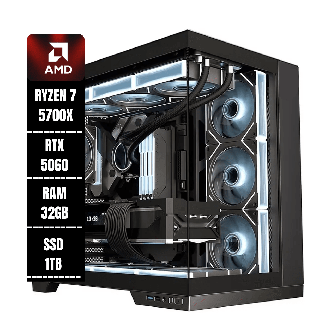 Kit Upgrade AMD Ryzen 7 5700X, Placa Mãe Asus TUF B550M-Plus