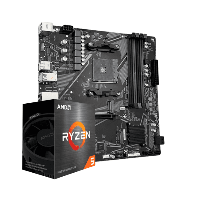 Kit Upgrade AMD Ryzen 5 4600G Placa Mãe B550M DDR4