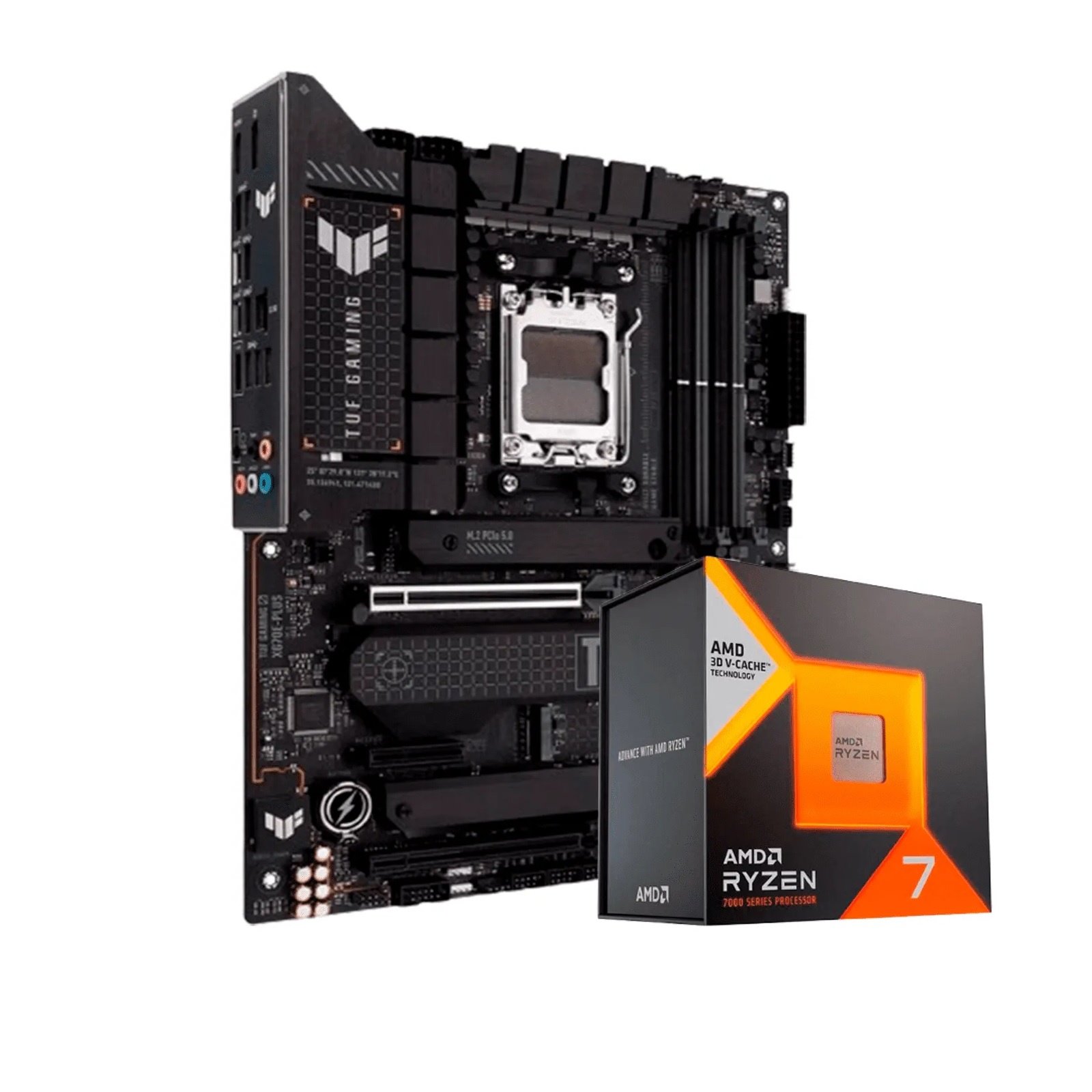 Kit Upgrade AMD Ryzen 7 9800X3D, Placa Mãe Asus TUF Gaming X670E