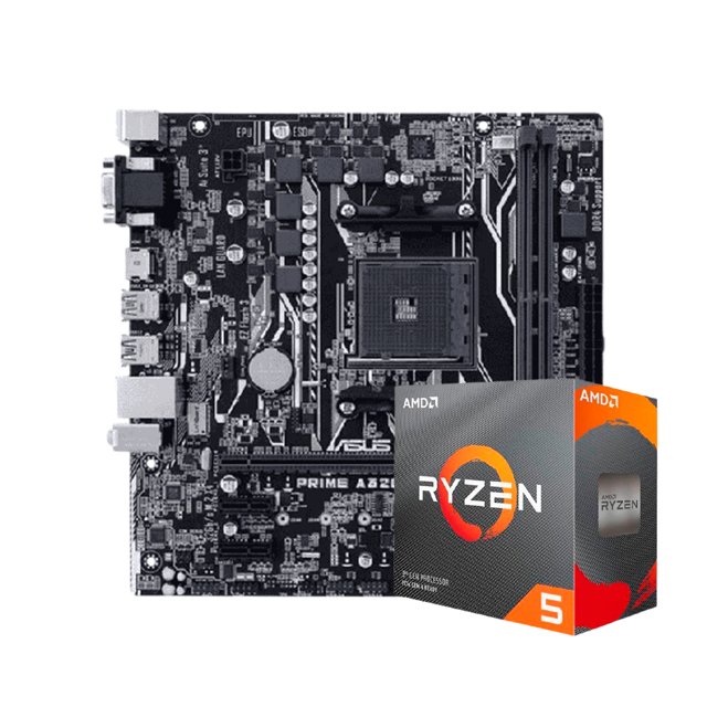 Kit Upgrade AMD Ryzen 3600 Placa mãe Asus Prime A320M-K