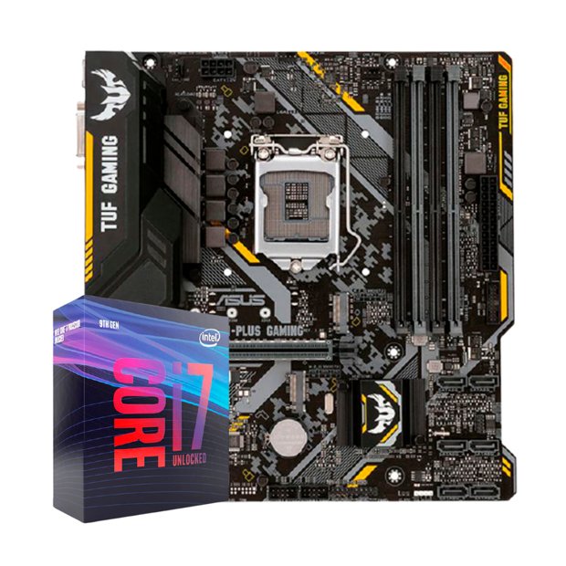 TUF B360M-E 息苦し GAMING +core i7‐9700f セット箱有り
