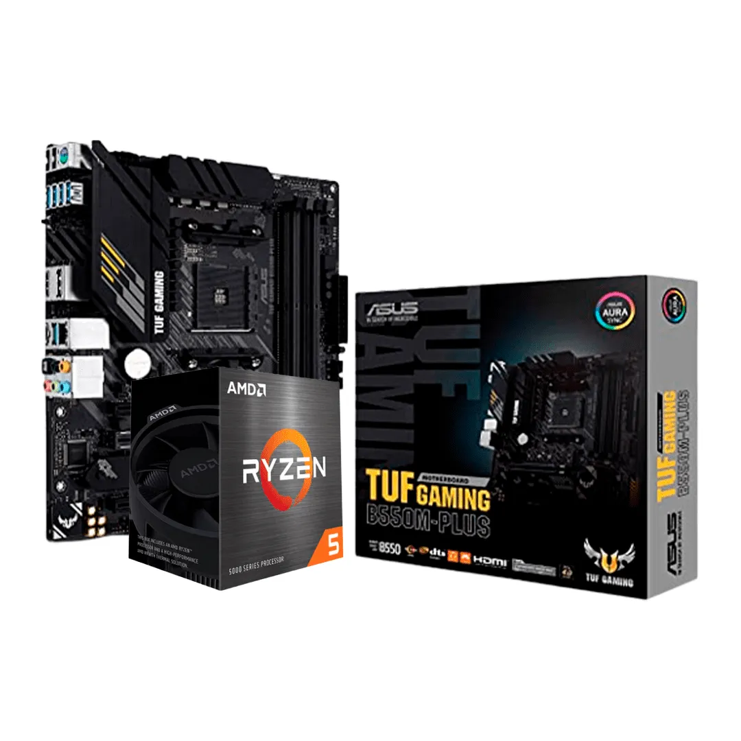 Kit Upgrade AMD Ryzen 5 5600GT, Placa Mãe Asus TUF Gaming B550M Kit Upgrade AMD Ryzen 5 5600GT, Placa Mãe Asus TUF Gaming B550M