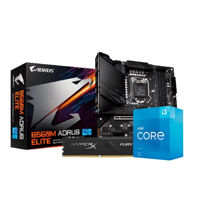 Kit Upgrade Intel Core I3 10105F / Placa Mãe Gigabyte B560M Aorus Elite ...