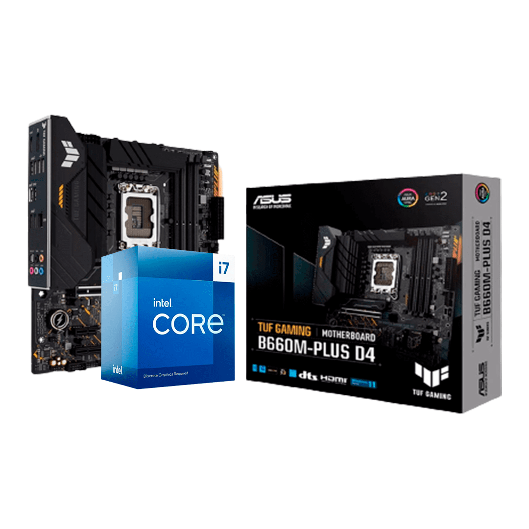 Kit Upgrade Intel i7 12700 / Placa Mãe Asus TUF Gaming B660M