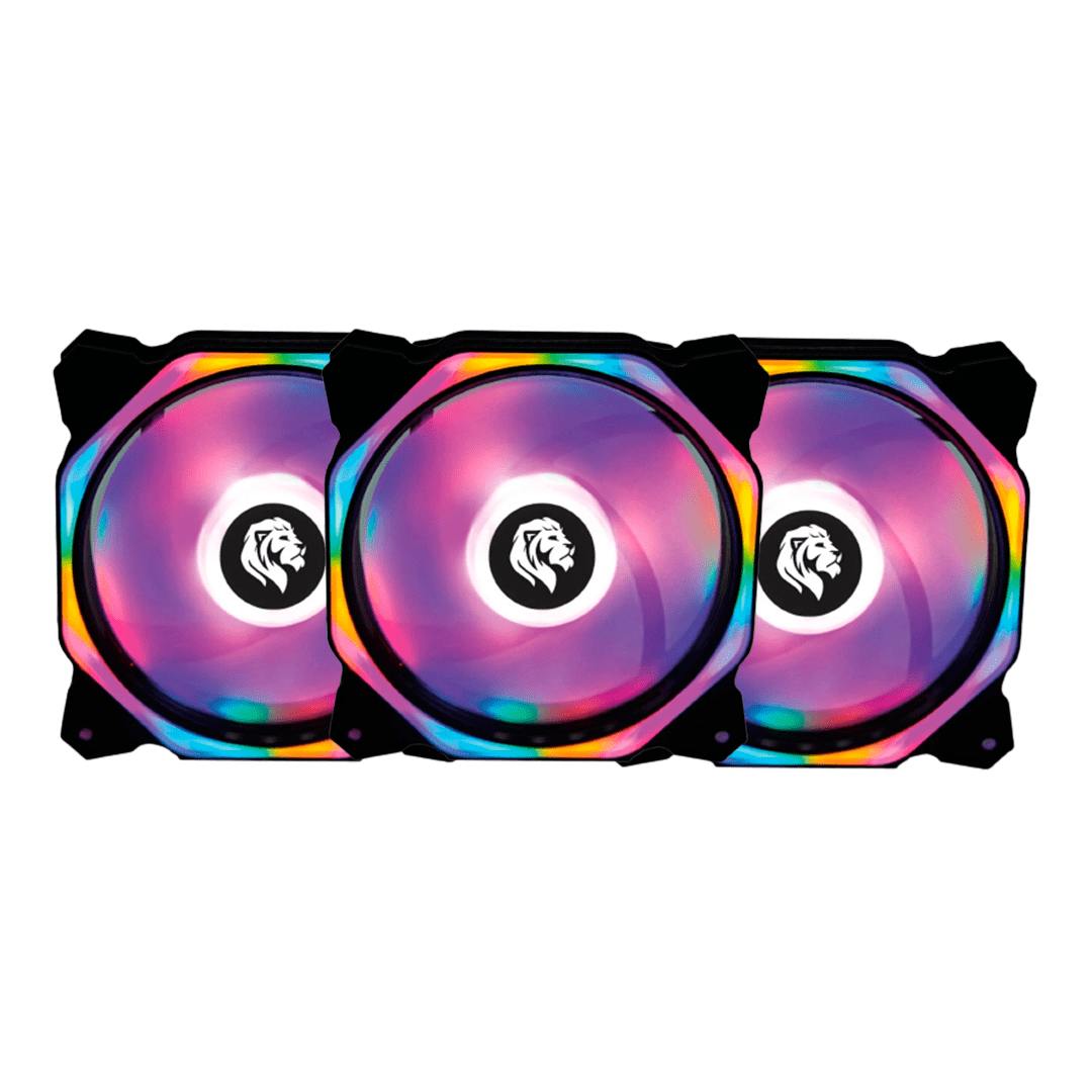 Kit Cooler FAN 3 Unidades Para Hayom 120MM RGB FC1301