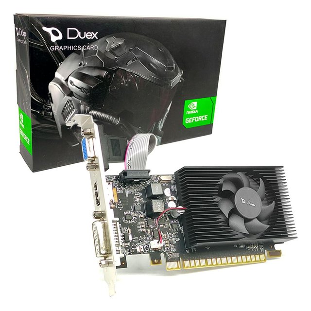 Placa De Vídeo Duex NVIDIA GeForce GT 730 4GB 4GB DDR3 128bit DXGT730LP-4GD3