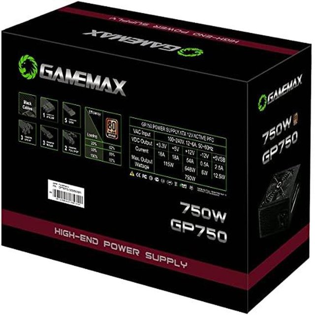 Fonte Gamemax 500 Com Gabinete