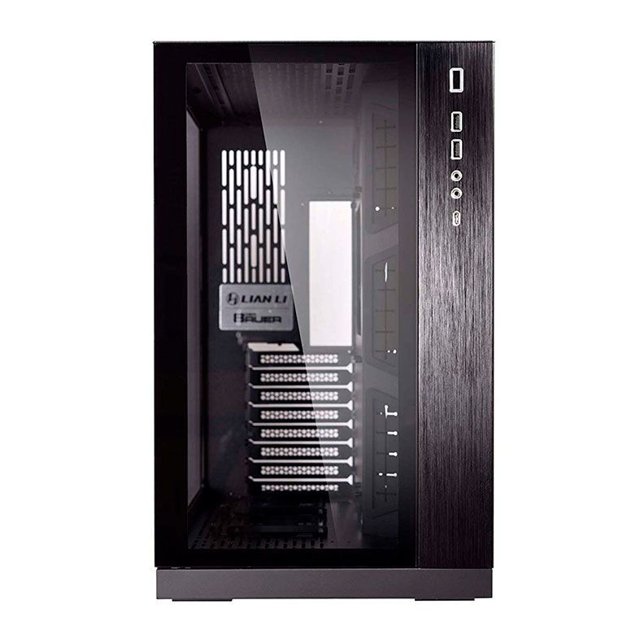 Gabinete Gamer Lian Li Dynamic Mid Tower Vidro Temperado Black Sem Fonte Sem Fan PC-O11 DX