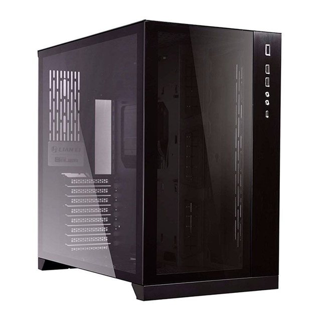 Gabinete Gamer Lian Li Dynamic Mid Tower Vidro Temperado Black Sem Fonte Sem Fan PC-O11 DX