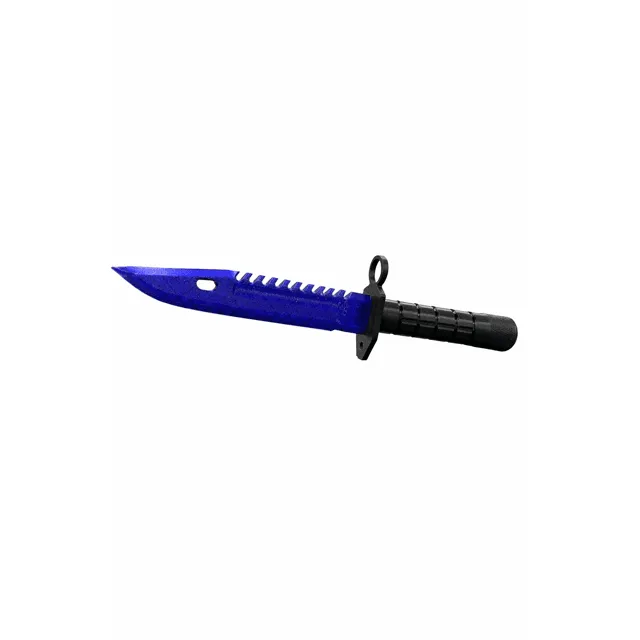 Faca M9 Bayoneta CS-2 Decorativa Azul - Item Gamer para Setup e Coleção ...