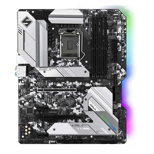 Kit Upgrade Intel i7 10700F / Placa Mãe ASRock H470 Steel Legend 