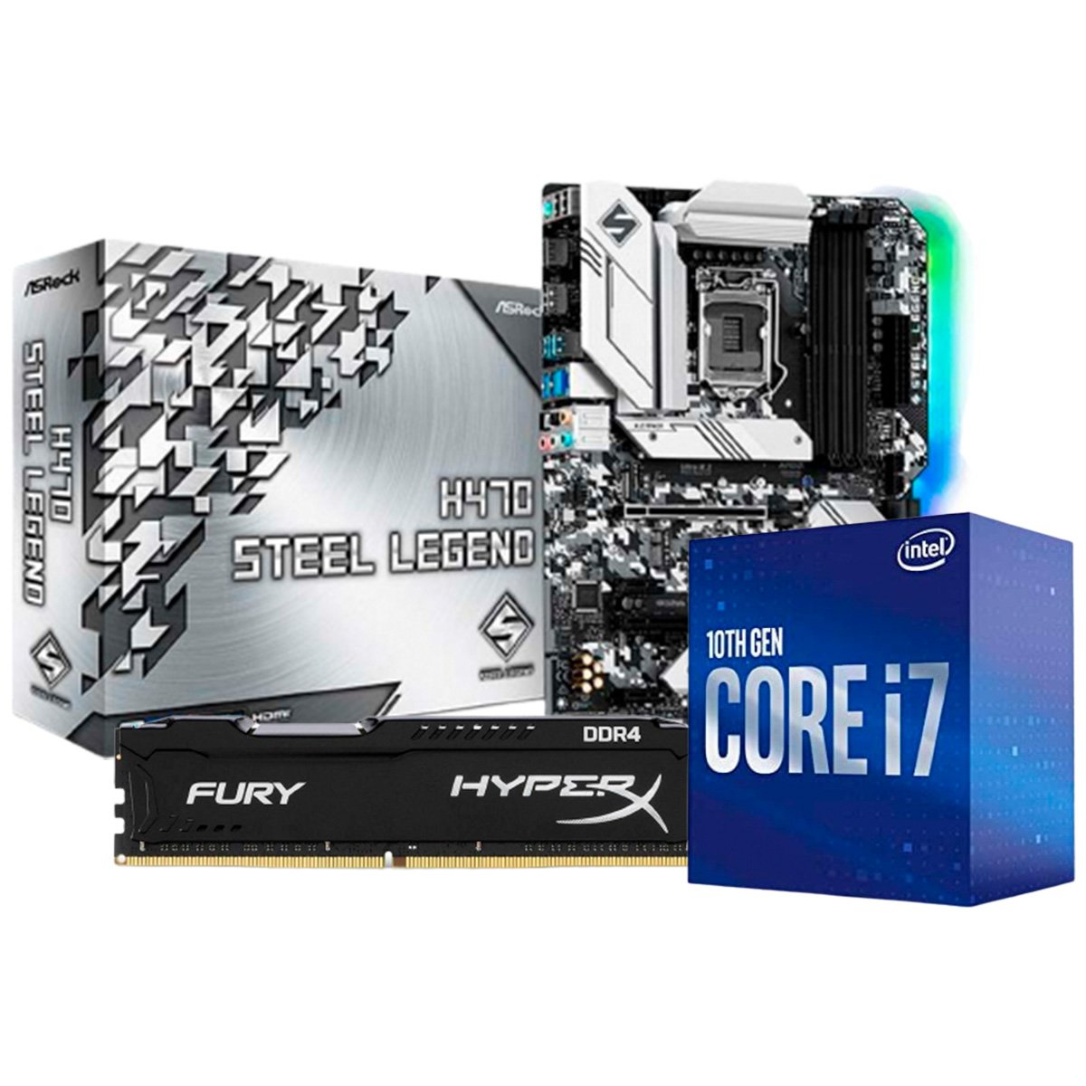 CPU Intel corei7 10700F + Asrock h470 Amazon.com: Intel® Core™ i7-10700F Desktop Processor 8 Cores