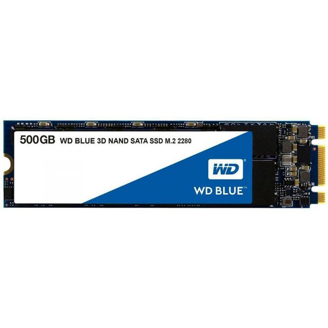 SSD WD Blue 500GB M.2 2280 Leitura 560MBs e Gravação 530MBs WDS500G2B0B