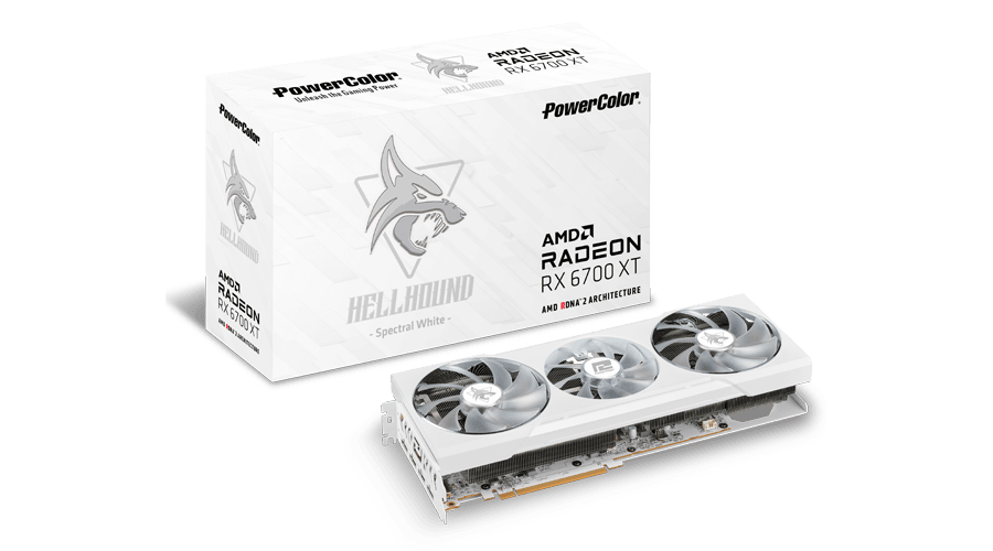 Placa de Vídeo Powercolor Radeon RX 6700 XT HellHound Spectral