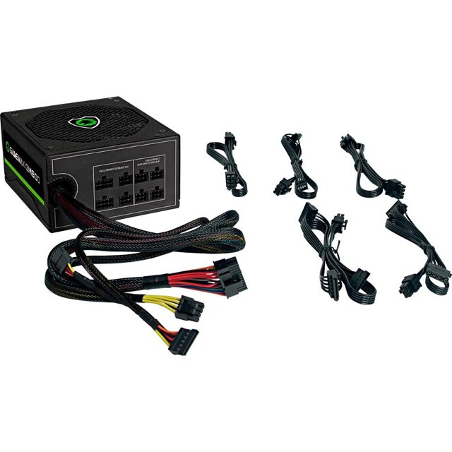 Fonte Gamer Gamemax GP750, 750W, PFC Ativo, 80 Plus Bronze, ATX 12V 2.3,  Bivolt, Silenciosa - Preta