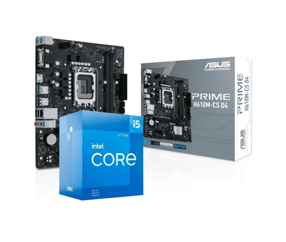 Kit Upgrade Intel i3 10100F / Placa Mãe Asus PRIME H510M-E DDR4