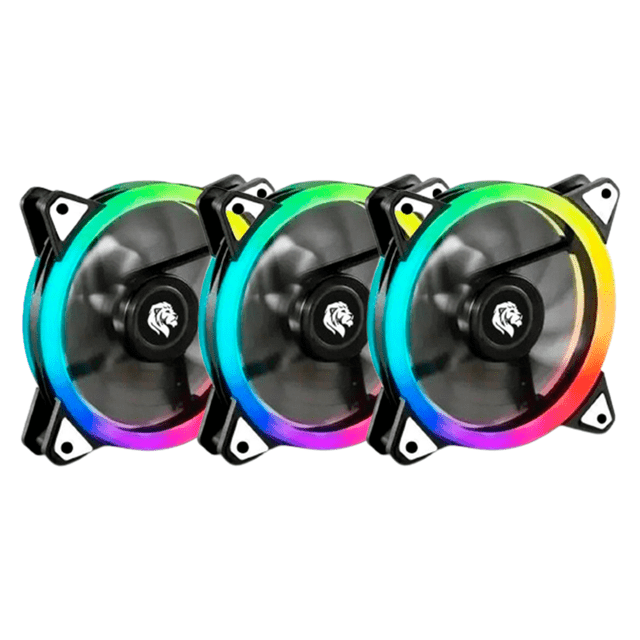 Kit Cooler FAN 3 Unidades Para Hayom 120MM RGB FC1304