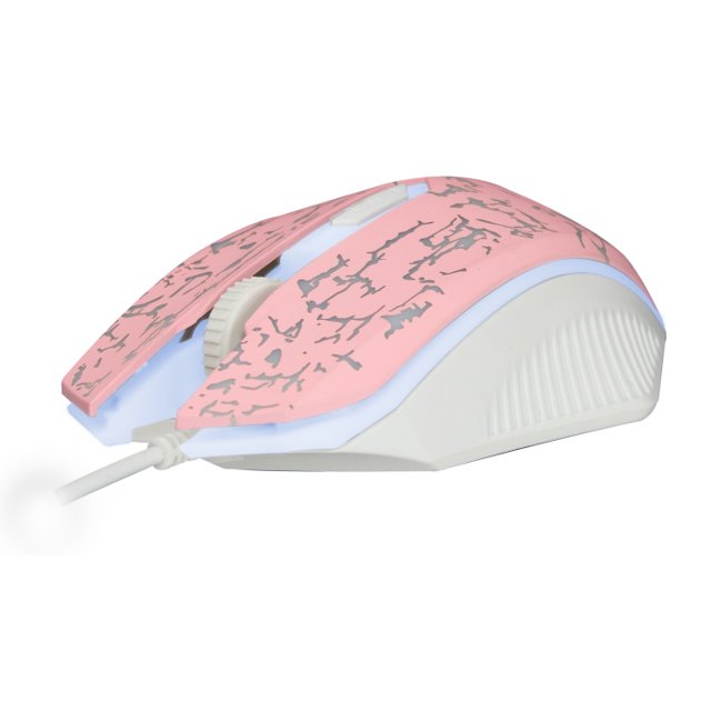 Kit Gamer Rosa LED RGB Teclado Mouse Headset Evolut EG53
