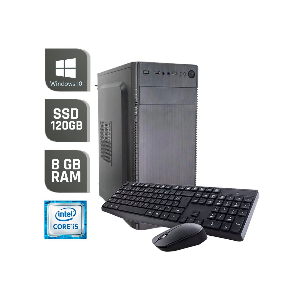 Computador Intel Core i3 - 8Gb Ram - HD 1Tb - SSD 120Gb - PC