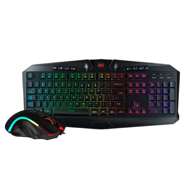 Kit Gamer Redragon Teclado Mecanico K551 Mouse Gamer M711-FPS Mousepad  Gamer Extra Grande