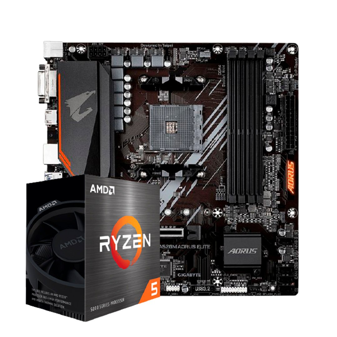 Kit Upgrade AMD Ryzen 5 3600 / Placa Mae Asus Prime A520M-E