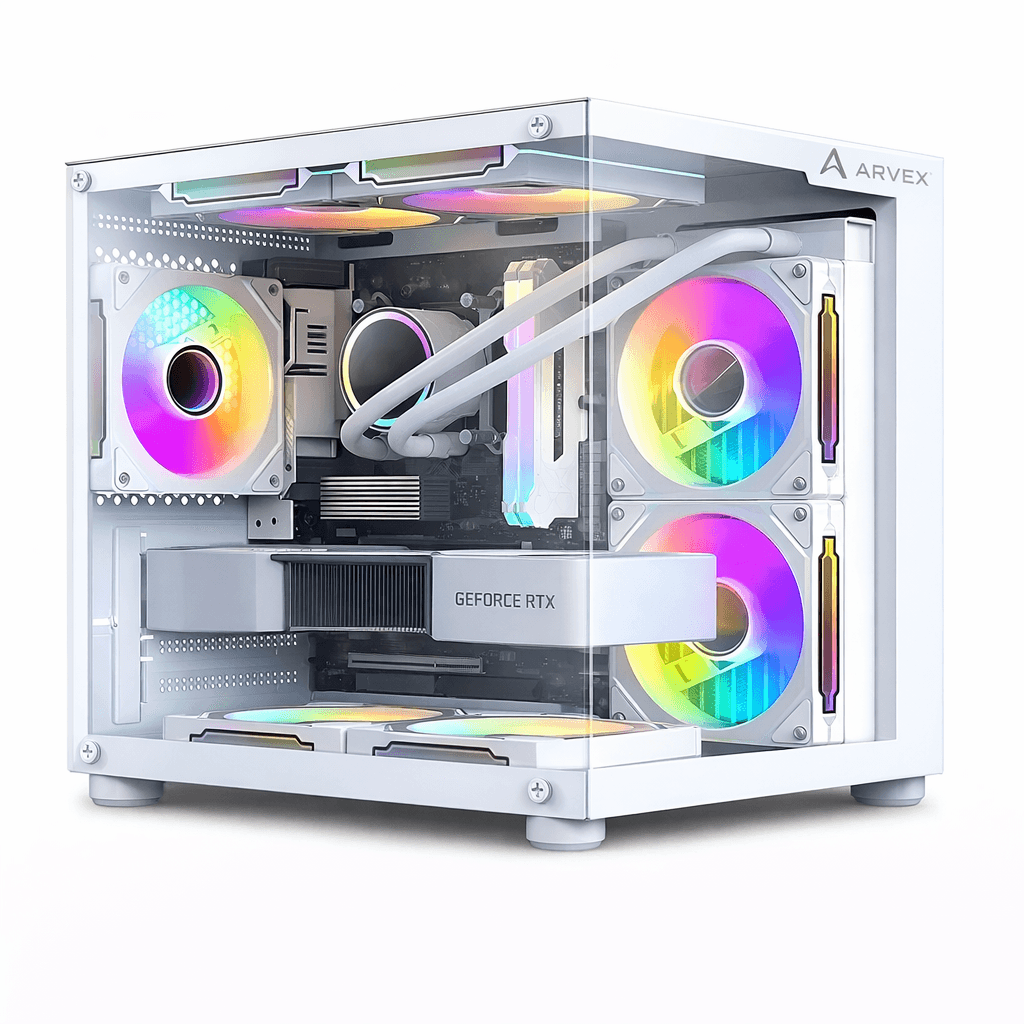 PC Gamer Branco Ryzen 5 5500 + RTX 5060 | 16GB RAM | Alligator