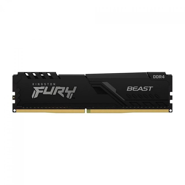 Memória Kingston Fury Beast 32GB 3200MHz DDR4 CL16 Preto KF432C16BB/32