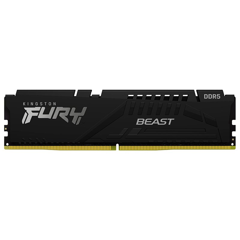 Memória DDR5 Kingston FURY Beast 16GB 5200MHz Black KF552C40BB-16