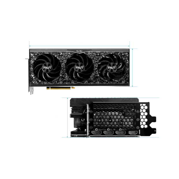 Placa de Vídeo Palit GeForce RTX 4080 GameRock OC, 16GB, GDDR6X, DLSS, Ray  Tracing, NED4080S19T2-1030G